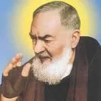 Saint Padre Pio smiling with haloed light — Catholic Family Newsletter