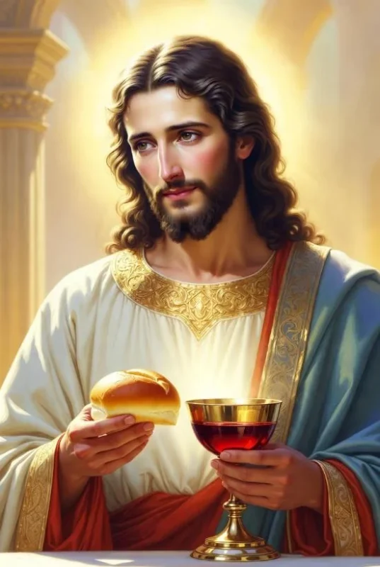 Sacred Heart of Jesus glowing with light and love, symbol of divine mercy.